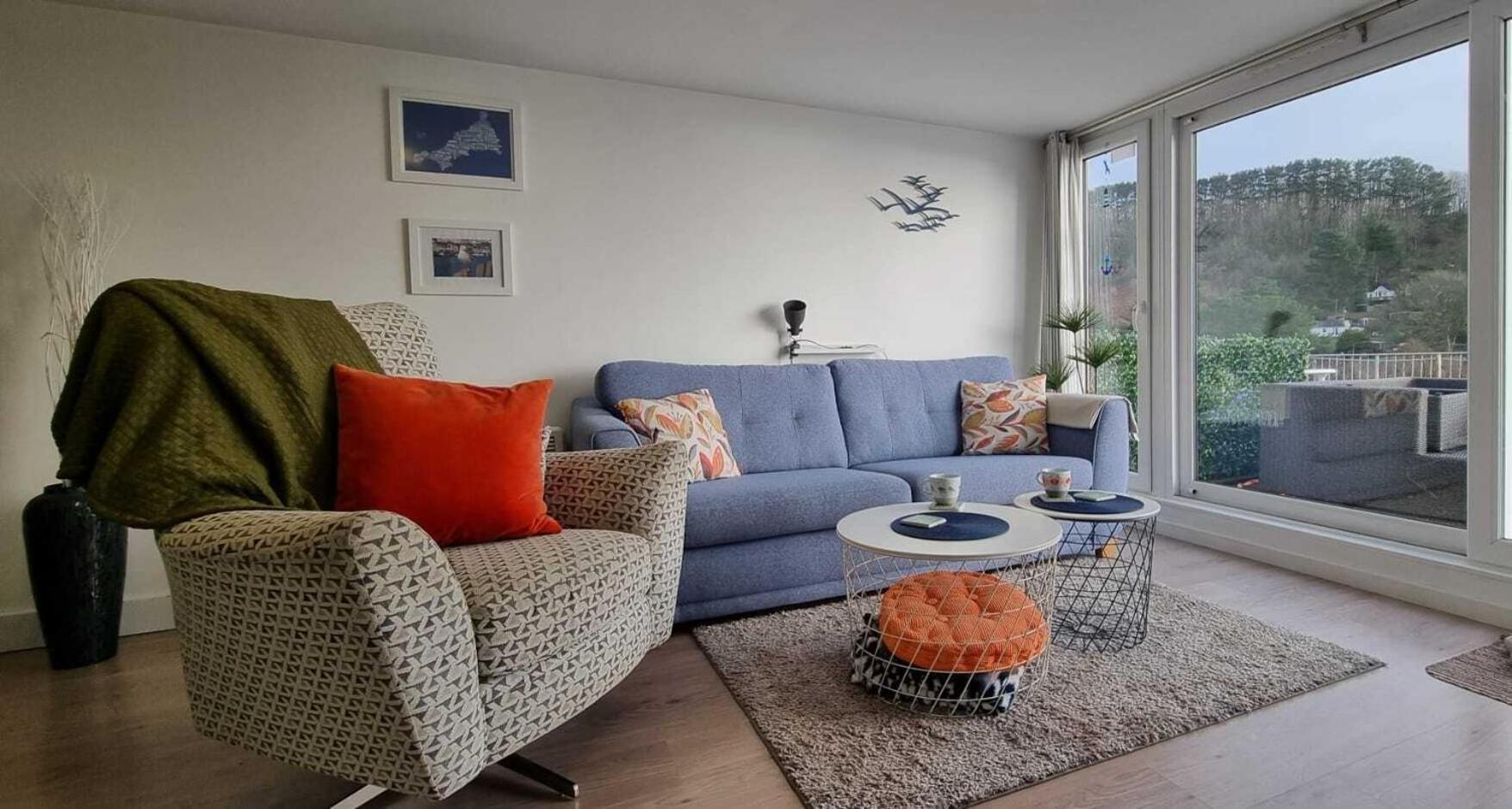 May View - Luxury Sea View Apartment - Millendreath, Looe Luaran gambar
